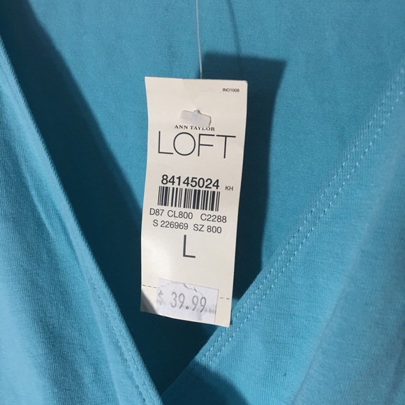 Loft long sleeve blue blouse - Picture 4 of 6